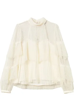 Twin-Set Blouse à design plissé