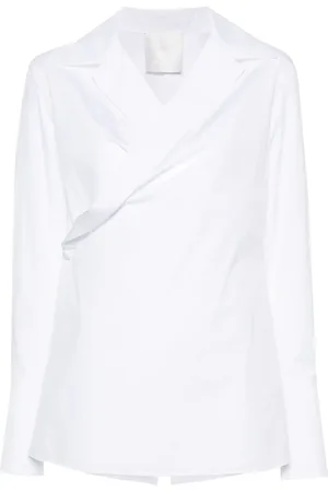 Givenchy Chemise cache-cœur en popeline