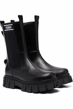 Fendi Bottes à logo imprimé