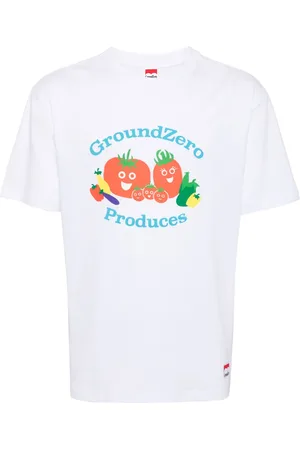 Ground Zero T-shirt en coton à imprimé graphique