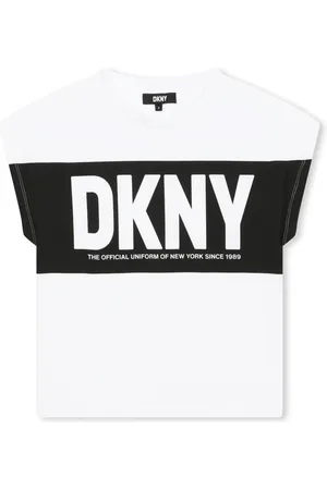 DKNY T-shirt en coton à logo imprimé