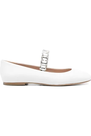 Casadei Ballerines à ornements en cristal