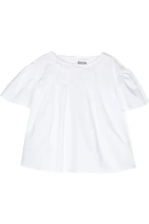 Il gufo T-shirt à design plissé