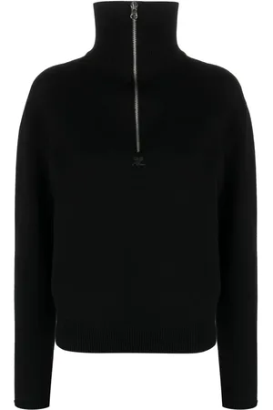 Courrèges Pull à patch logo