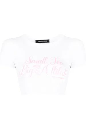 Ground Zero T-shirt en coton à slogan imprimé