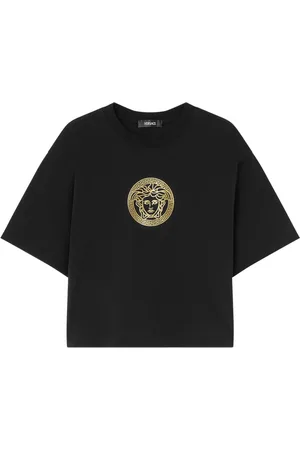 VERSACE T-shirt crop Medusa