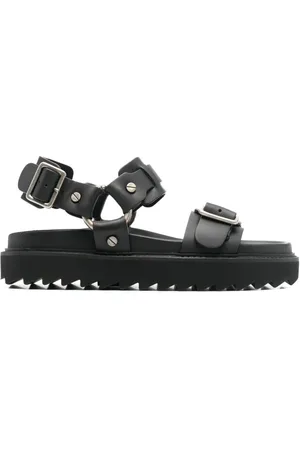 Acne Studios Sandales en cuir à boucles