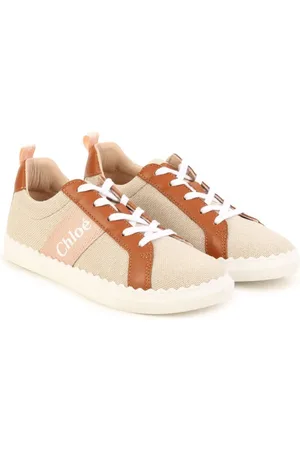 Chloé Baskets en toile à logo imprimé