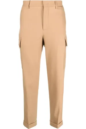 Etro Pantalon fuselé en laine à poches cargo