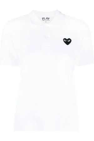 Comme des Garçons Polo à détail appliqué