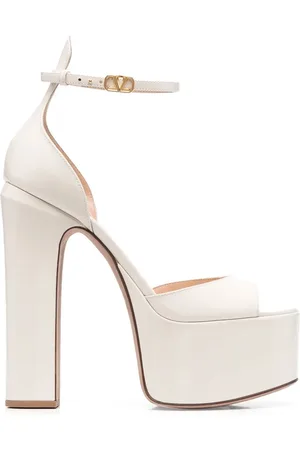 VALENTINO GARAVANI Sandales en cuir à talon épais 160 mm