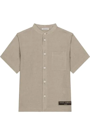 Dolce & Gabbana Chemise à logo appliqué