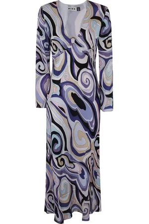 RIXO London Robe mi-longue Saffron