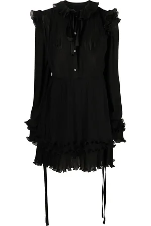 Philipp Plein Robe mi-longue plissée à volants