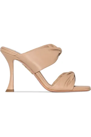Aquazzura Sandales Twist 95 mm en cuir
