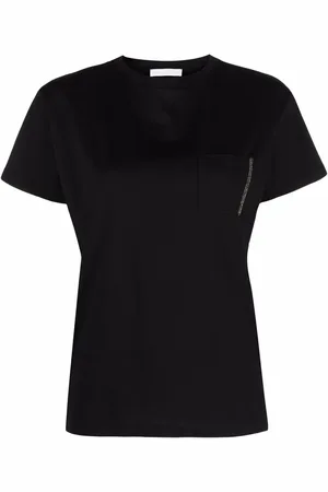 Fabiana Filippi T-shirt cintré à poche poitrine