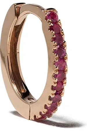 We by White Bird Anneau unique Margot médium en or 18ct orné de rubis