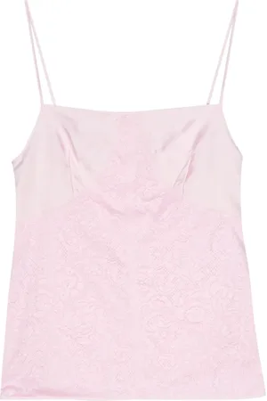 Jil Sander Caraco à fleurs en dentelle