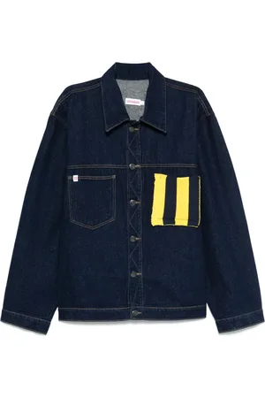 Charles Jeffrey Loverboy Veste en jean à patch en maille