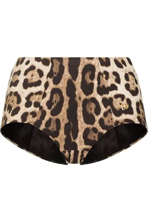 Dolce & Gabbana Bas de bikini à imprimé léopard