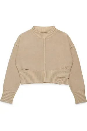 Maison Margiela Pull à détails de perforations