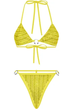Philipp Plein Bikini à ornements en cristal