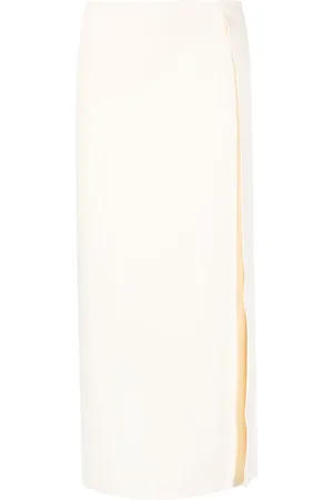 Jil Sander Jupe mi-longue à design portefeuille