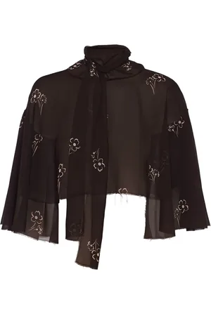 Prada Blouse à fleurs