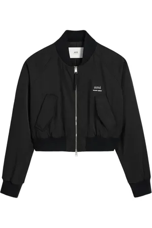 Ami Veste bomber à plaque logo
