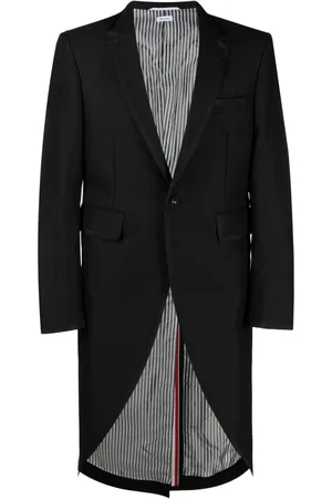 Thom Browne Manteau à ourlet plus long au dos