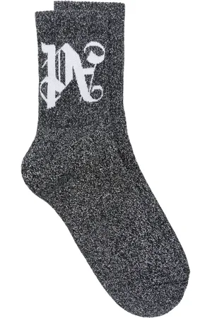 Palm Angels Chaussettes à motif monogrammé