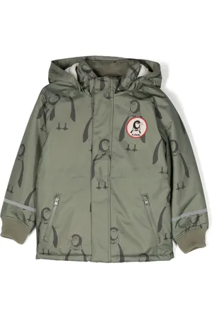 Mini Rodini Veste Penguin à capuche