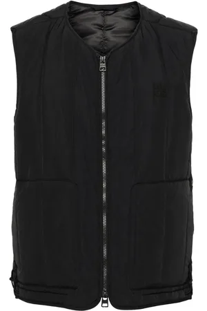 HUGO BOSS Gilet matelassé à logo appliqué