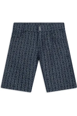 Givenchy Short en jean à logo monogrammé