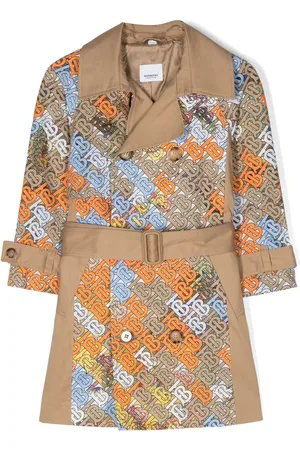 Burberry Trench à logo imprimé