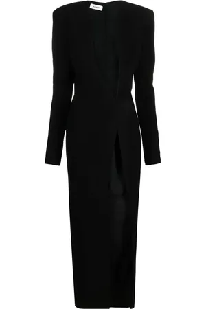 Monot Robe longue asymétrique à découpes