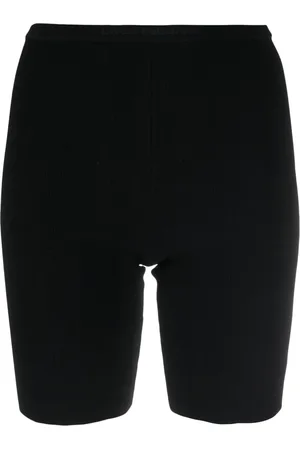 Paco rabanne Short de sport skinny à taille logo