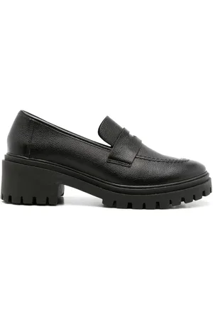 Blue Bird Mocassins Couro Preto