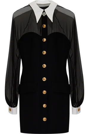 VERSACE Robe-bustier courte à manches longues