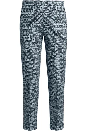 Etro Pantalon à fleurs en jacquard