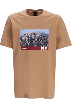 HUGO BOSS T-shirt en coton à imprimé graphique