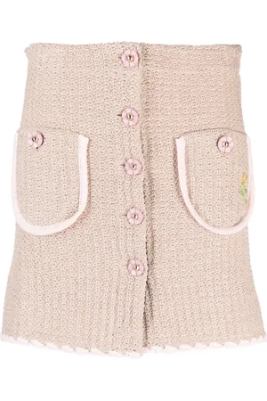 CORMIO Minijupe Chiara à boutons fleurs
