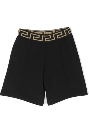 VERSACE Short en coton à motif Medusa brodé