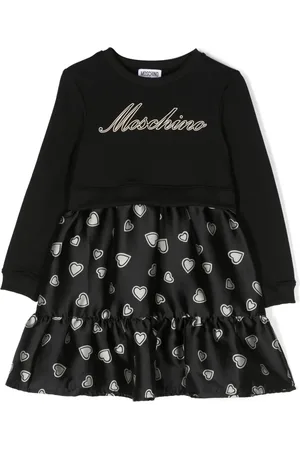 Moschino Robe à logo imprimé