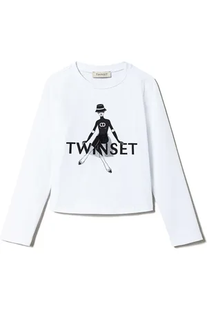 Twin-Set T-shirt pailleté à logo imprimé