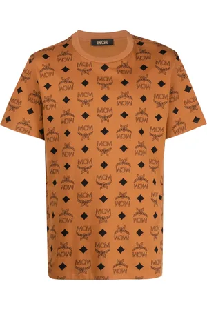 MCM T-shirt à motif monogrammé proéminent