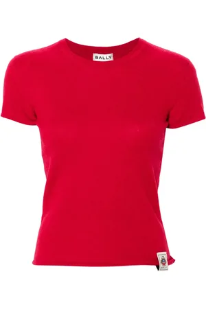 Bally T-shirt en cachemire à patch logo