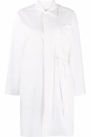 AMBUSH Robe-chemise oversize à taille nouée