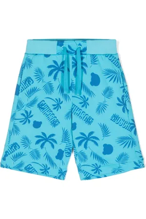 Moschino Short en coton à logo imprimé