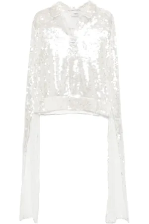 COPERNI Haut noué à sequins
